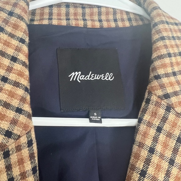 Madewell Caldwell Blazer in Desert Check - Picture 4 of 4